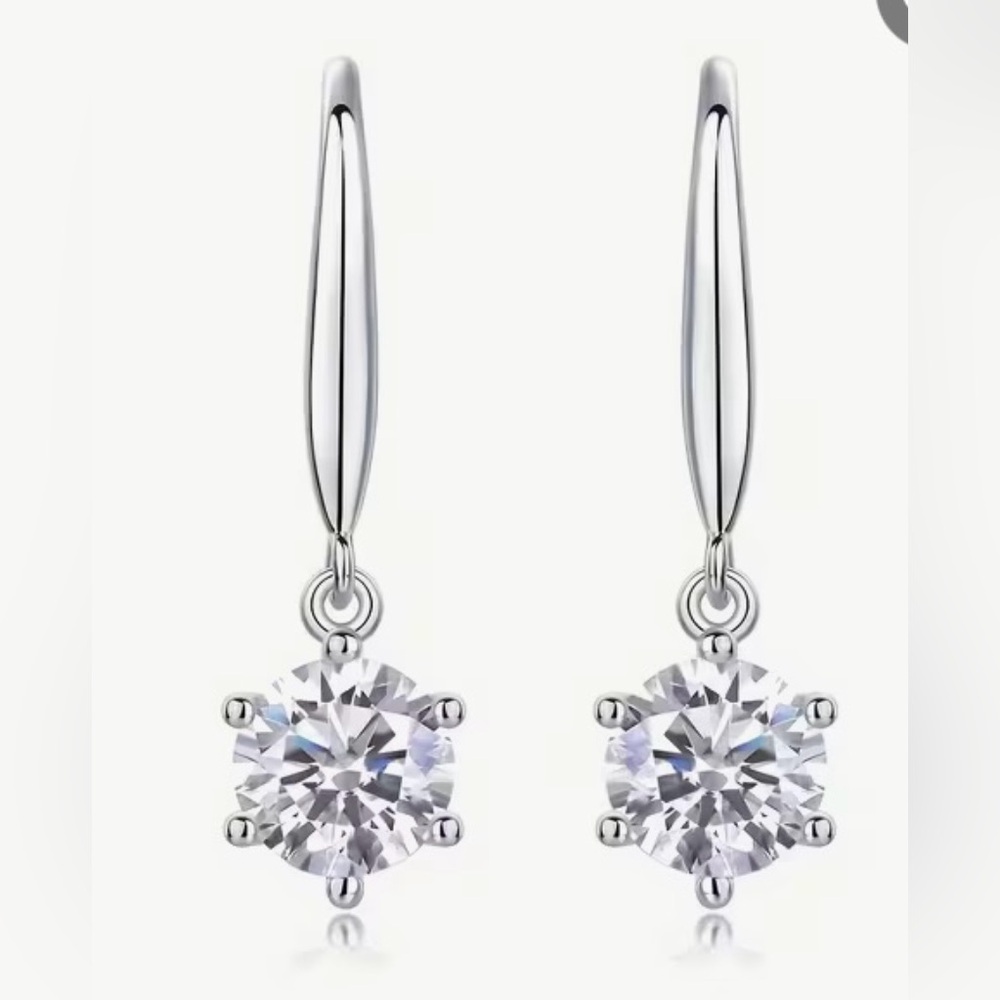 Elegant Silver Drop Earrings